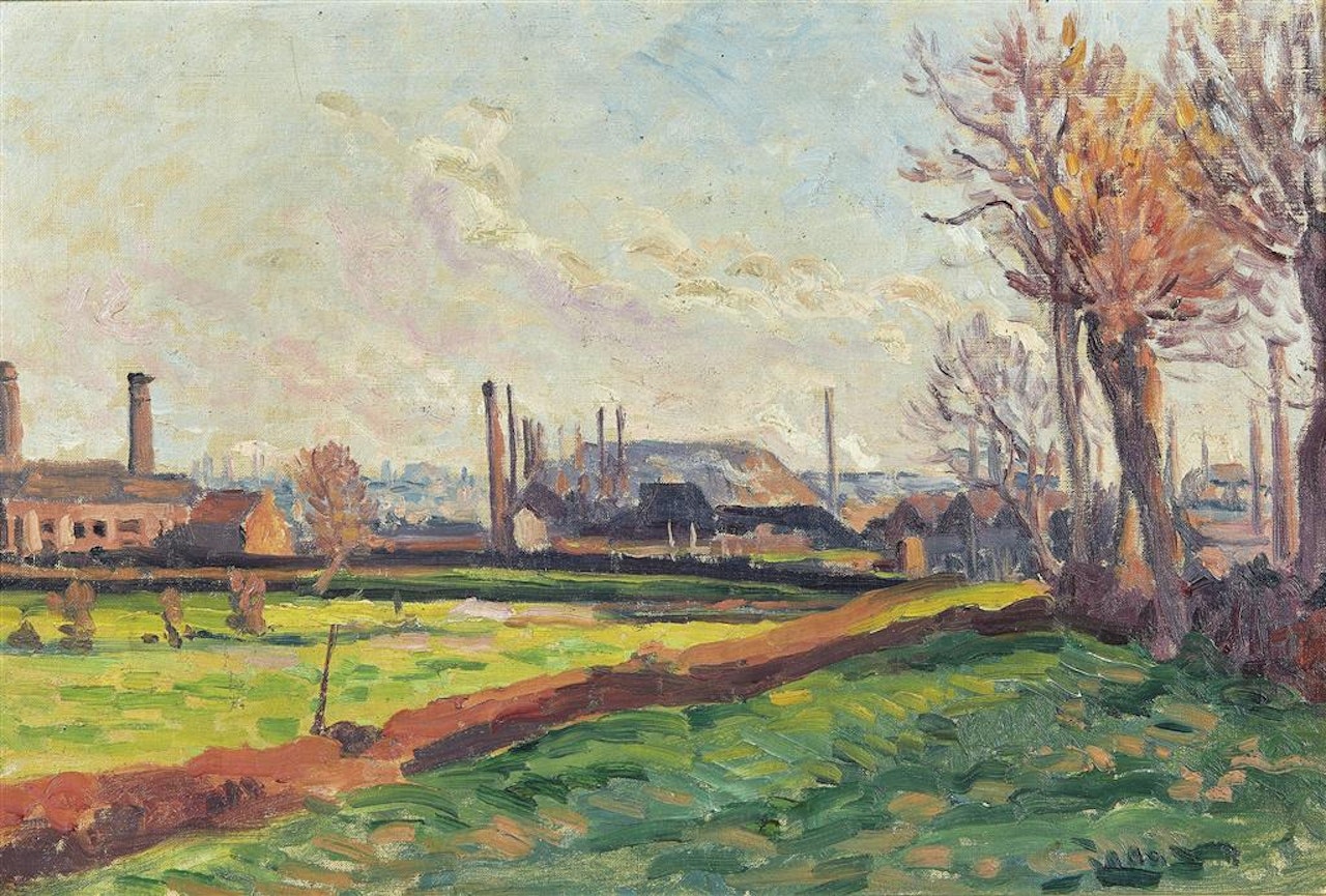 Usines dans la rיgion de la Sambre by Maximilien Luce