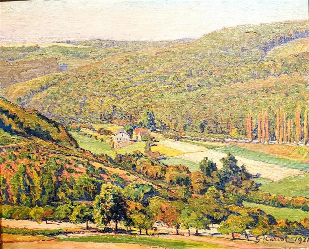 Landscape by Gustave Cariot