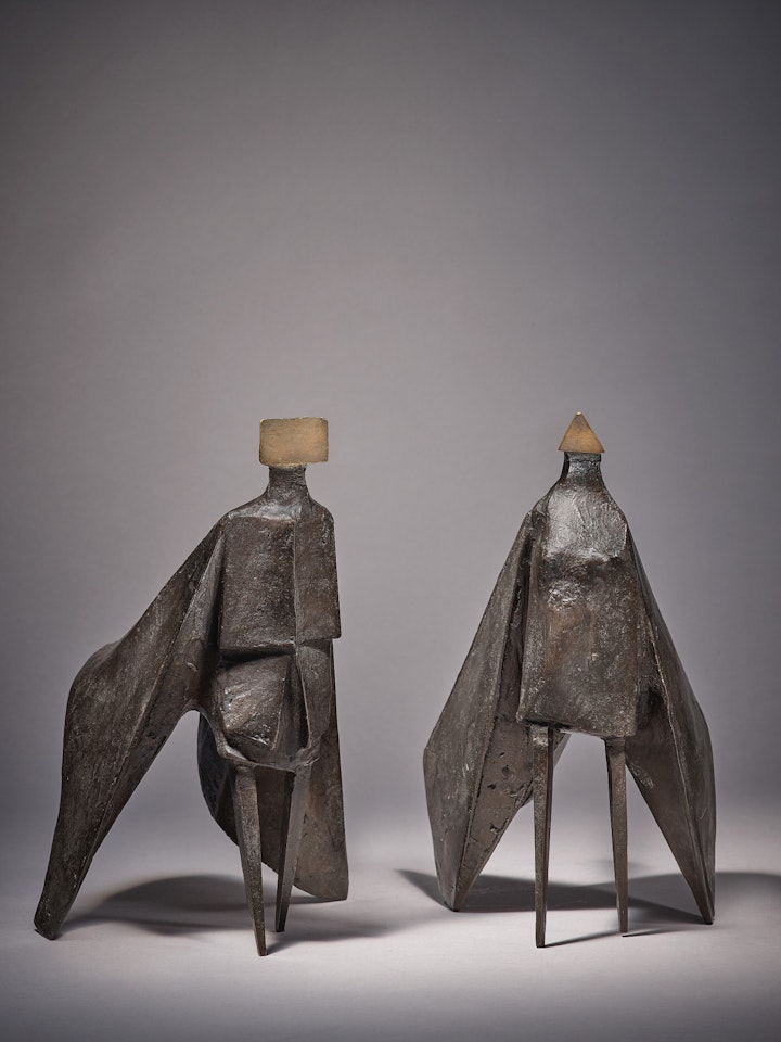 Walking Cloaked Figures VIII by Lynn Chadwick
