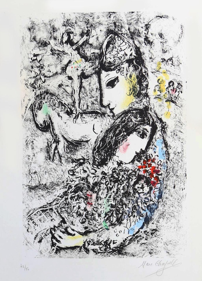 Les enchanteurs by Marc Chagall