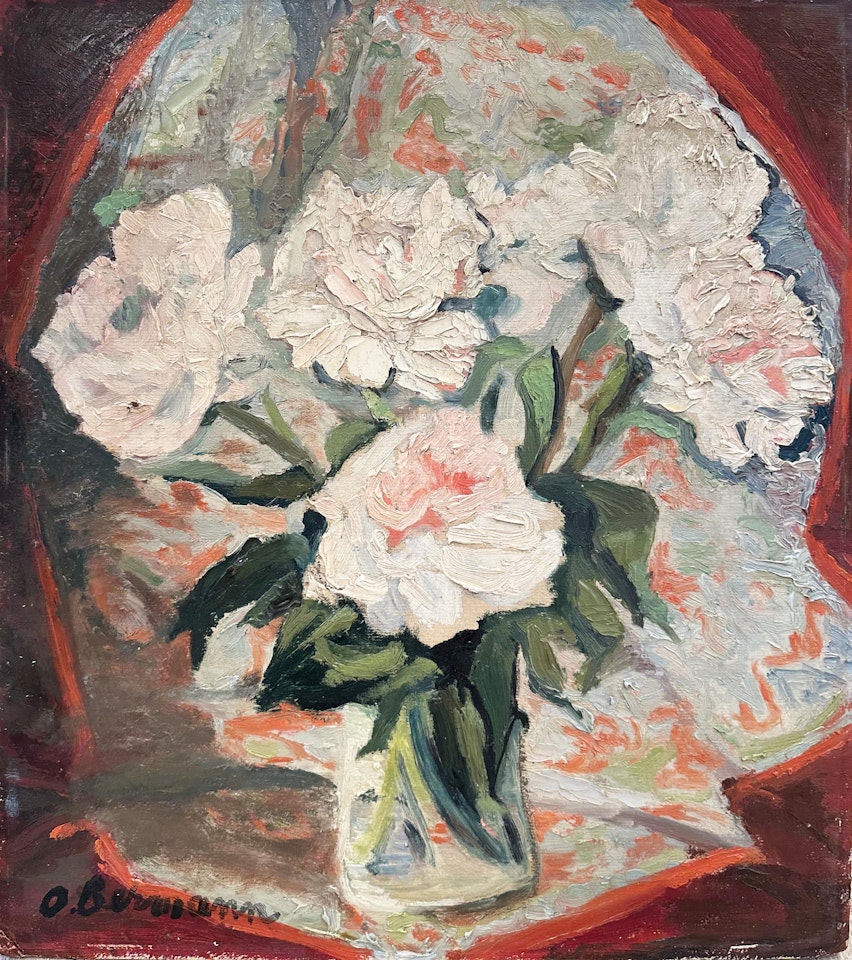 Vase of flowers by French School
