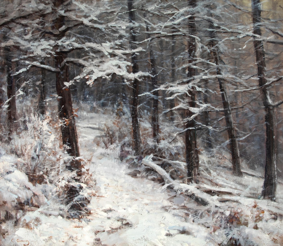Winter Trail by Clyde Aspevig