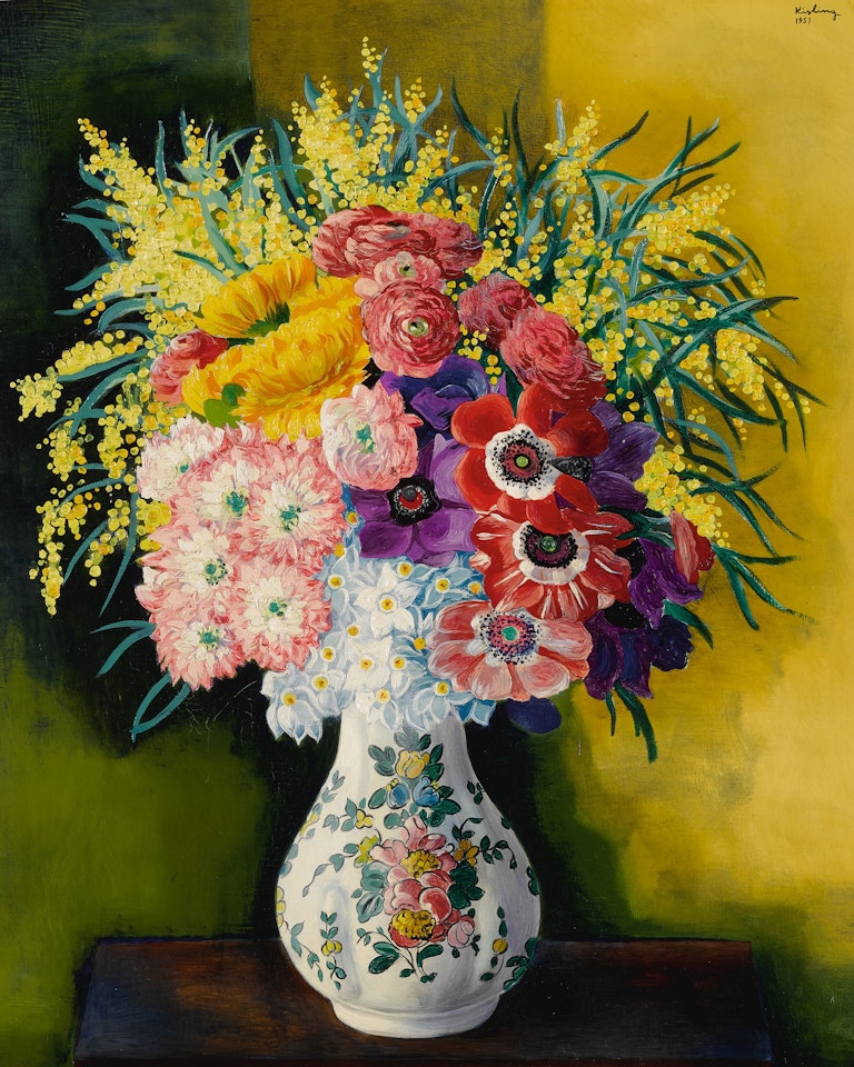 Bouquet de fleurs by Moïse Kisling