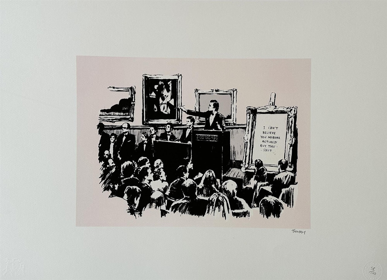 Public Auciton by Banksy