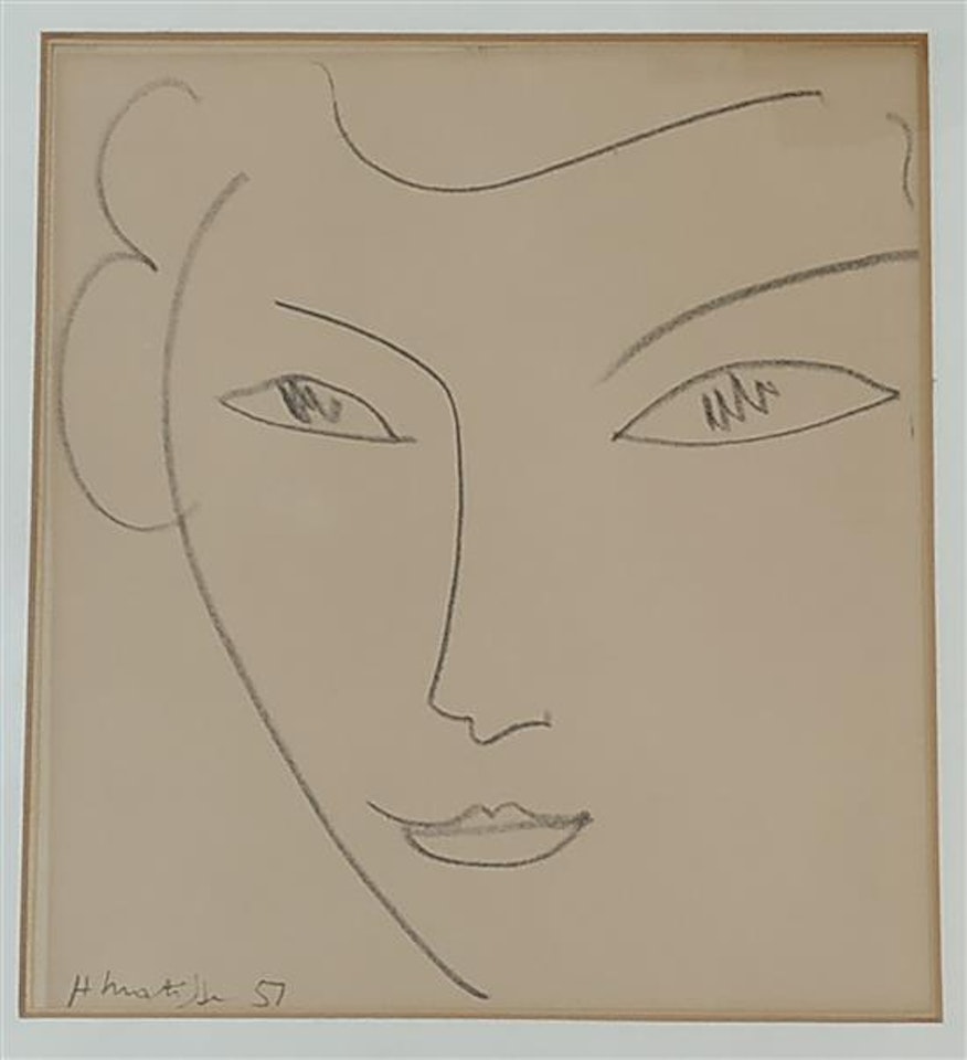 Woman from Derriere le Miroir No. 46 by Henri Matisse