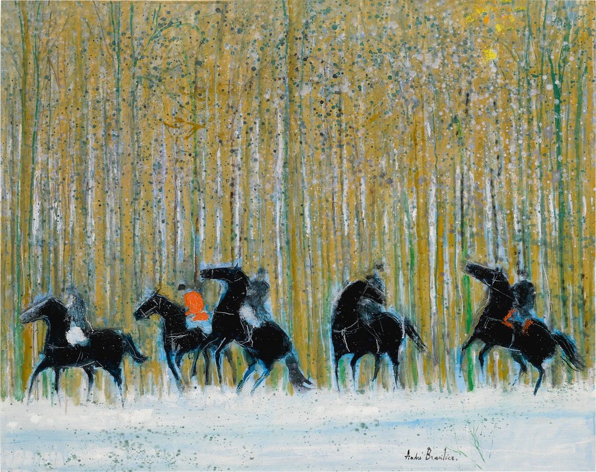 Hiver aux cavaliers by André Brasilier