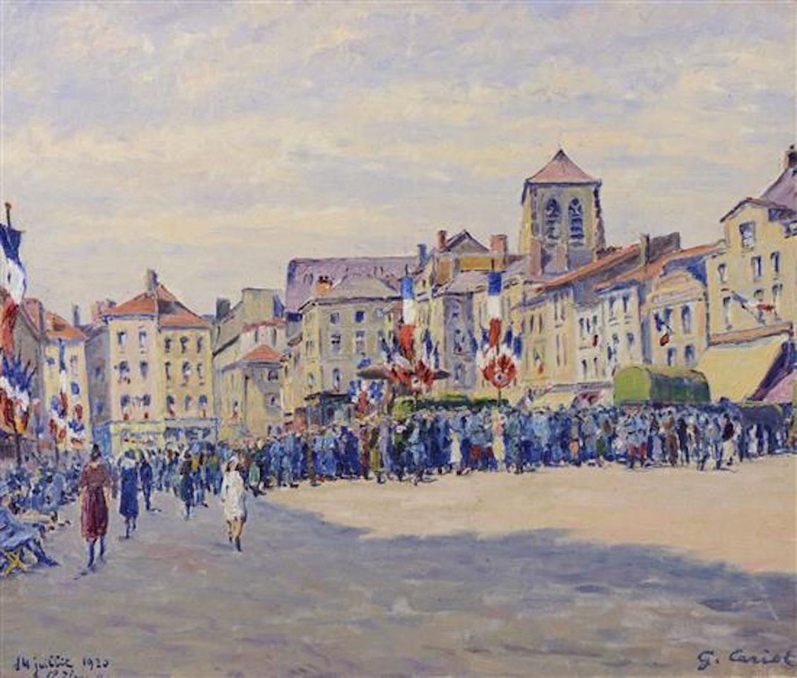Fete du 14 juillet 1920 a Chalons-sur-Marne by Gustave Cariot