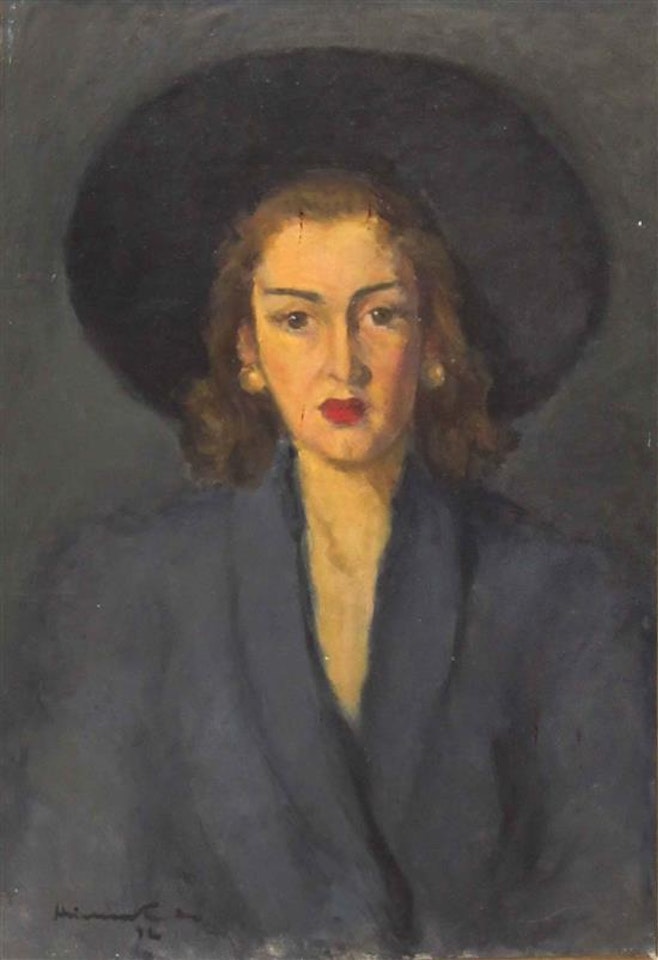 Portrait of a woman by French School