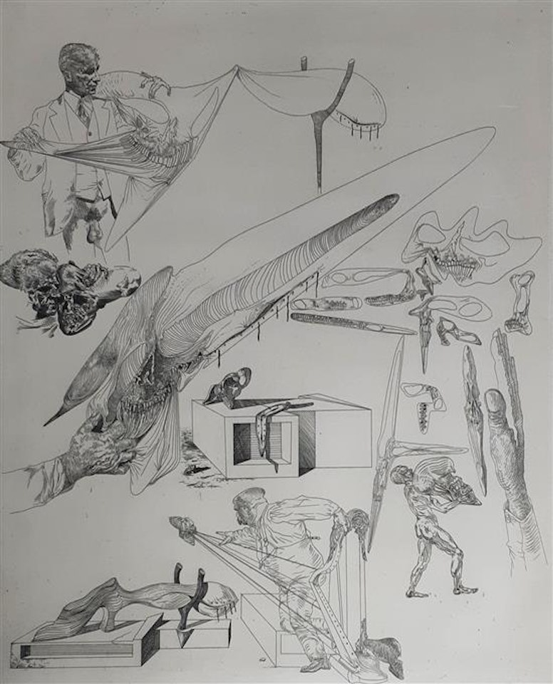 Untitled. Fisherman. by Salvador Dali