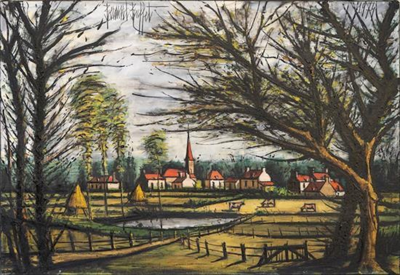 Le village by Bernard Buffet