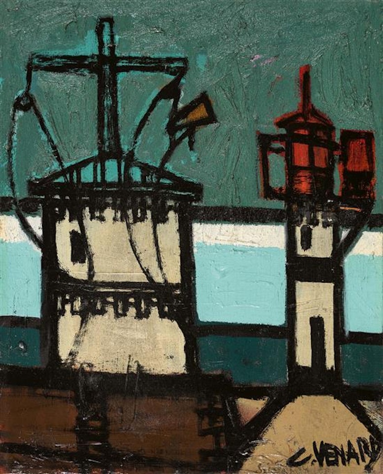 Le port by Claude Venard