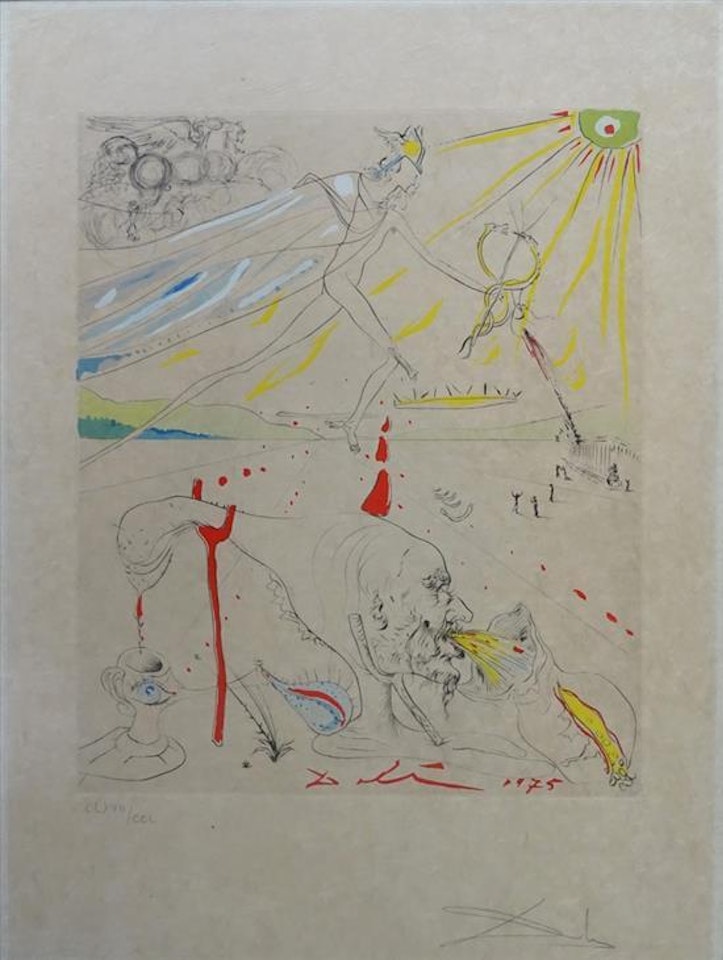 Mercure ou l"Alchimiste by Salvador Dali