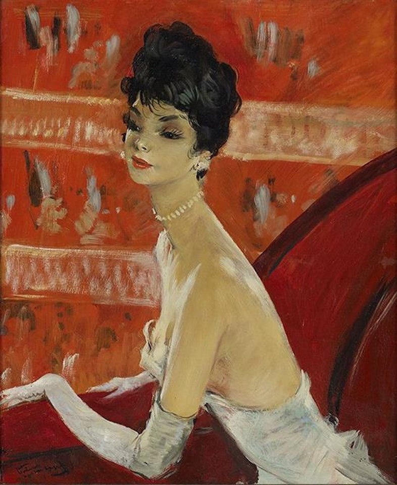 La Repetition Generale by Jean Gabriel Domergue