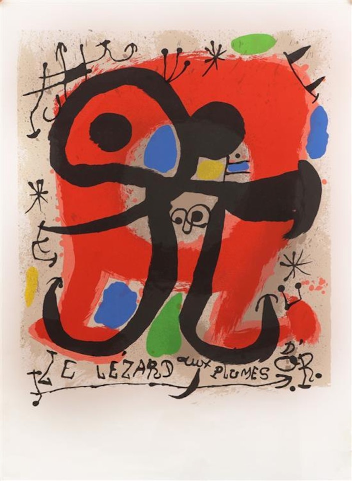 Le Lezard aux Plumes d"Or by Joan Miró