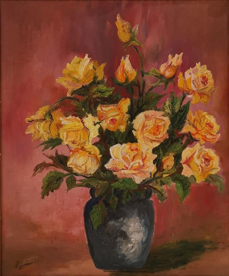 Vase of flowers by French School