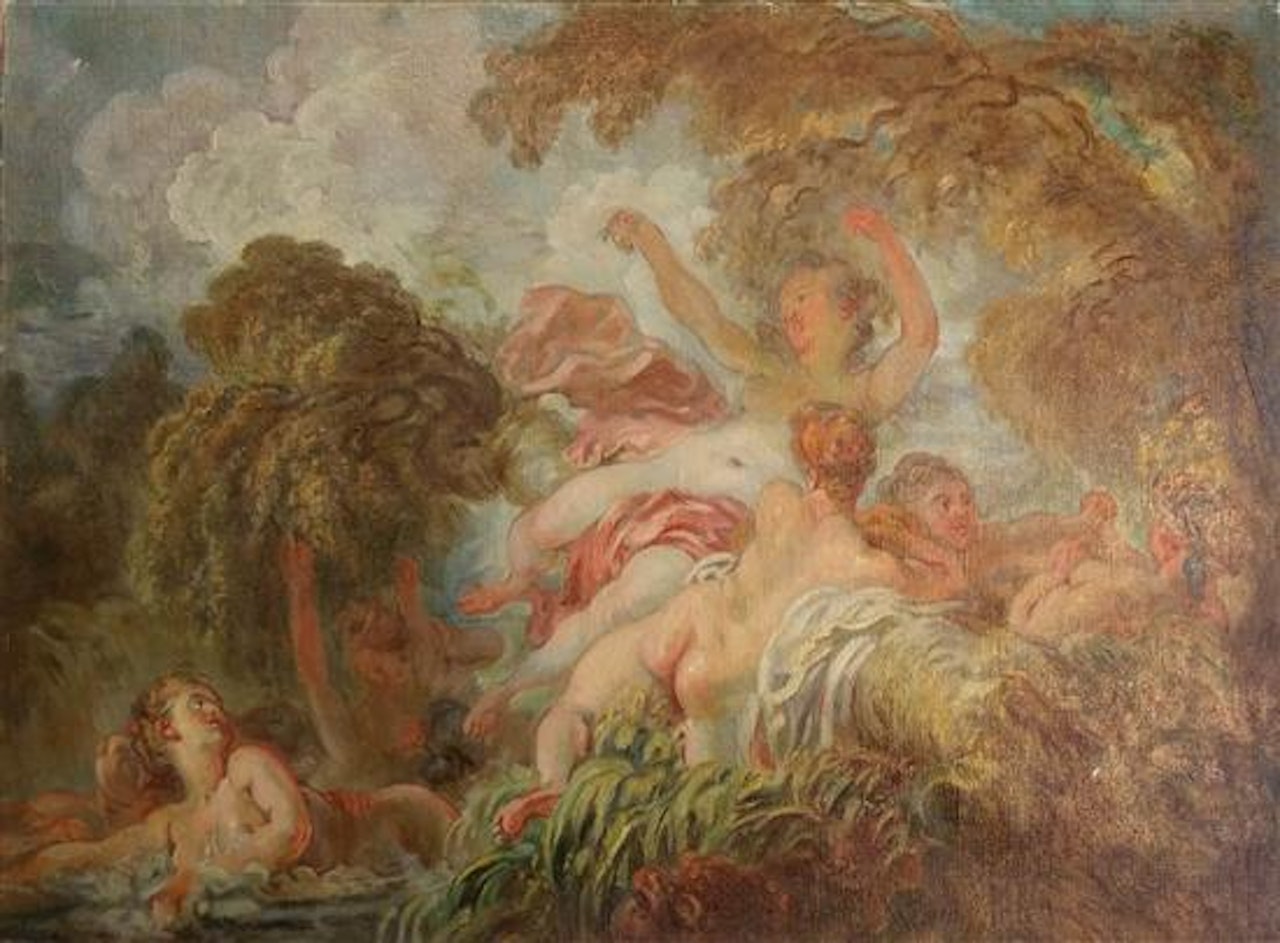 The Bathers by French School