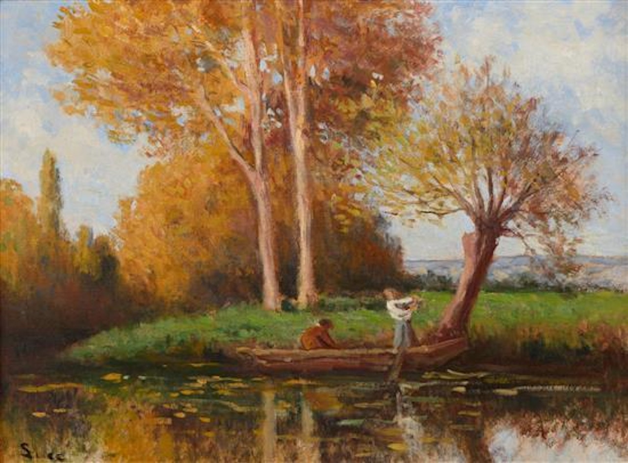 Pêcheurs à Rolleboise by Maximilien Luce