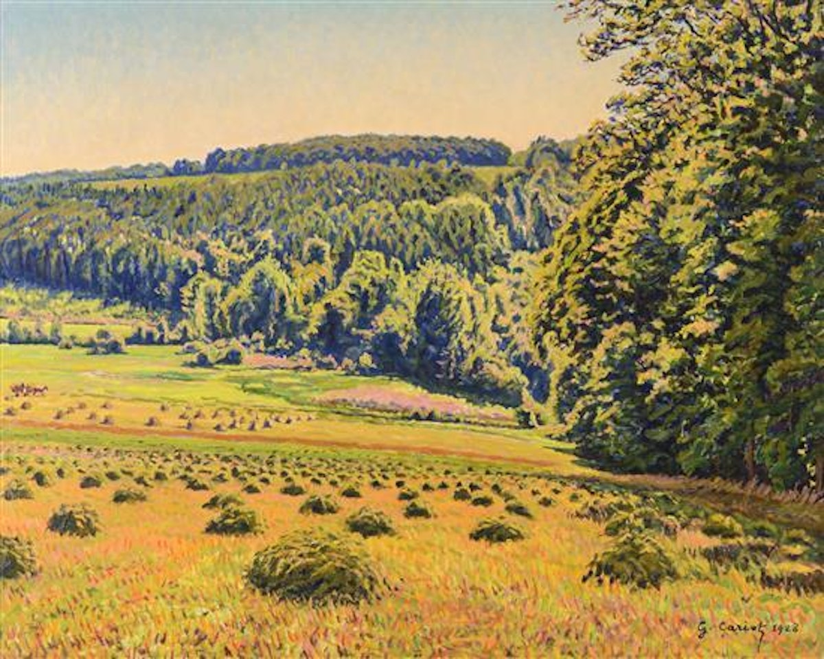 Champs de blé by Gustave Cariot