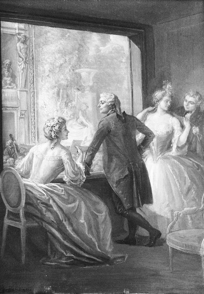 In the opera by French School