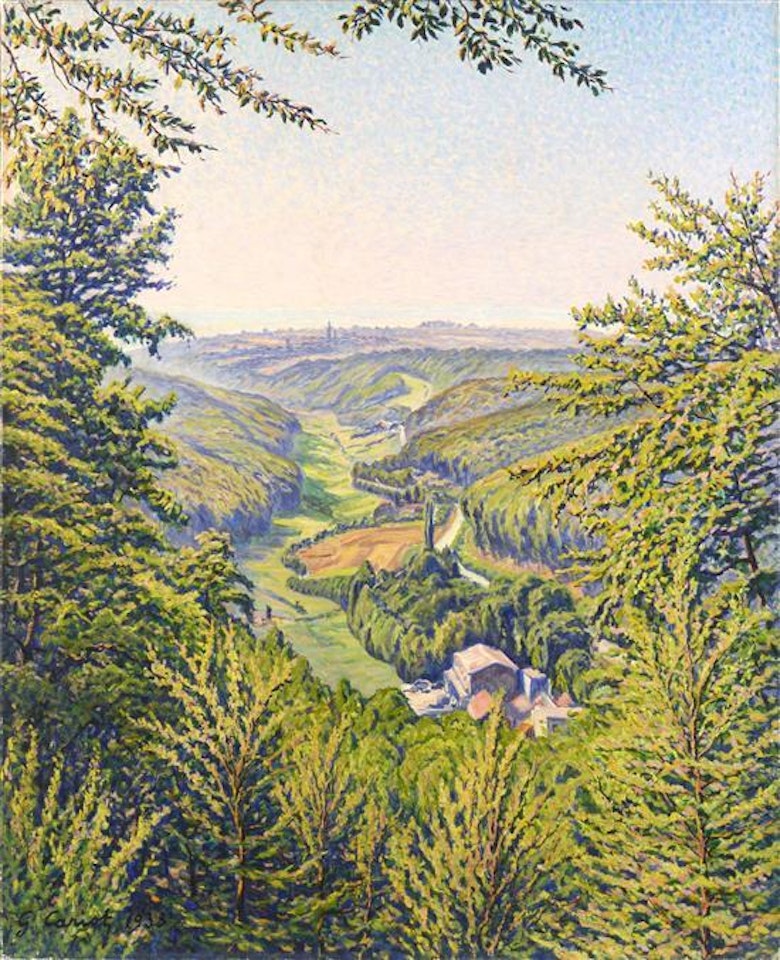 View on the valley by Gustave Cariot