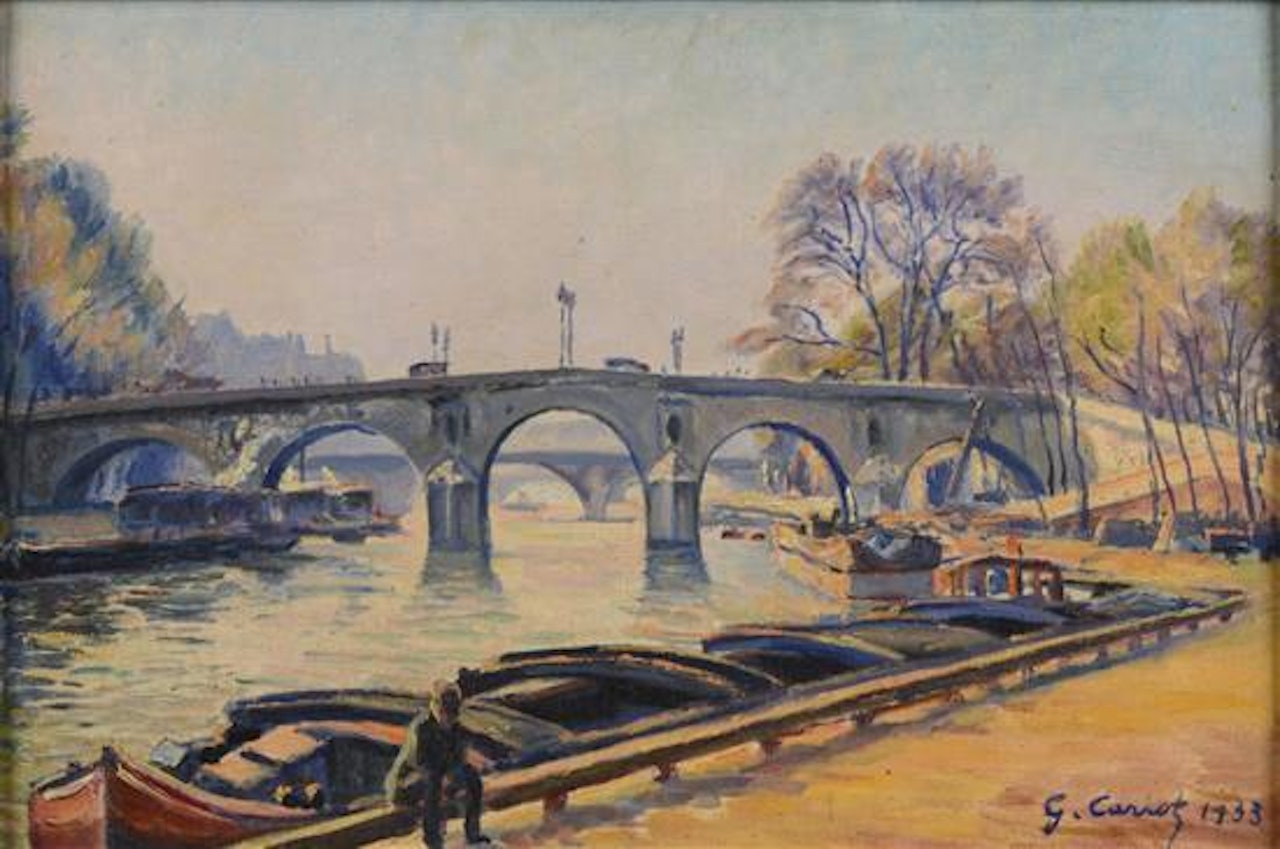 View on the bridge by Gustave Cariot