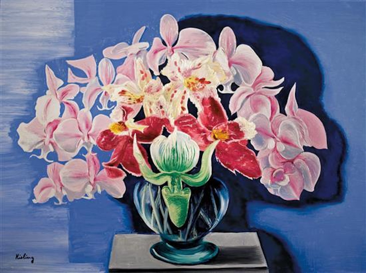 Les orchidees by Moïse Kisling