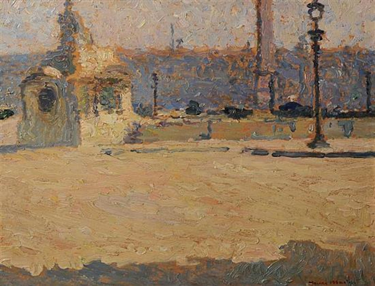 Place de la Concorde, Paris by Henri Jean Guillaume Martin