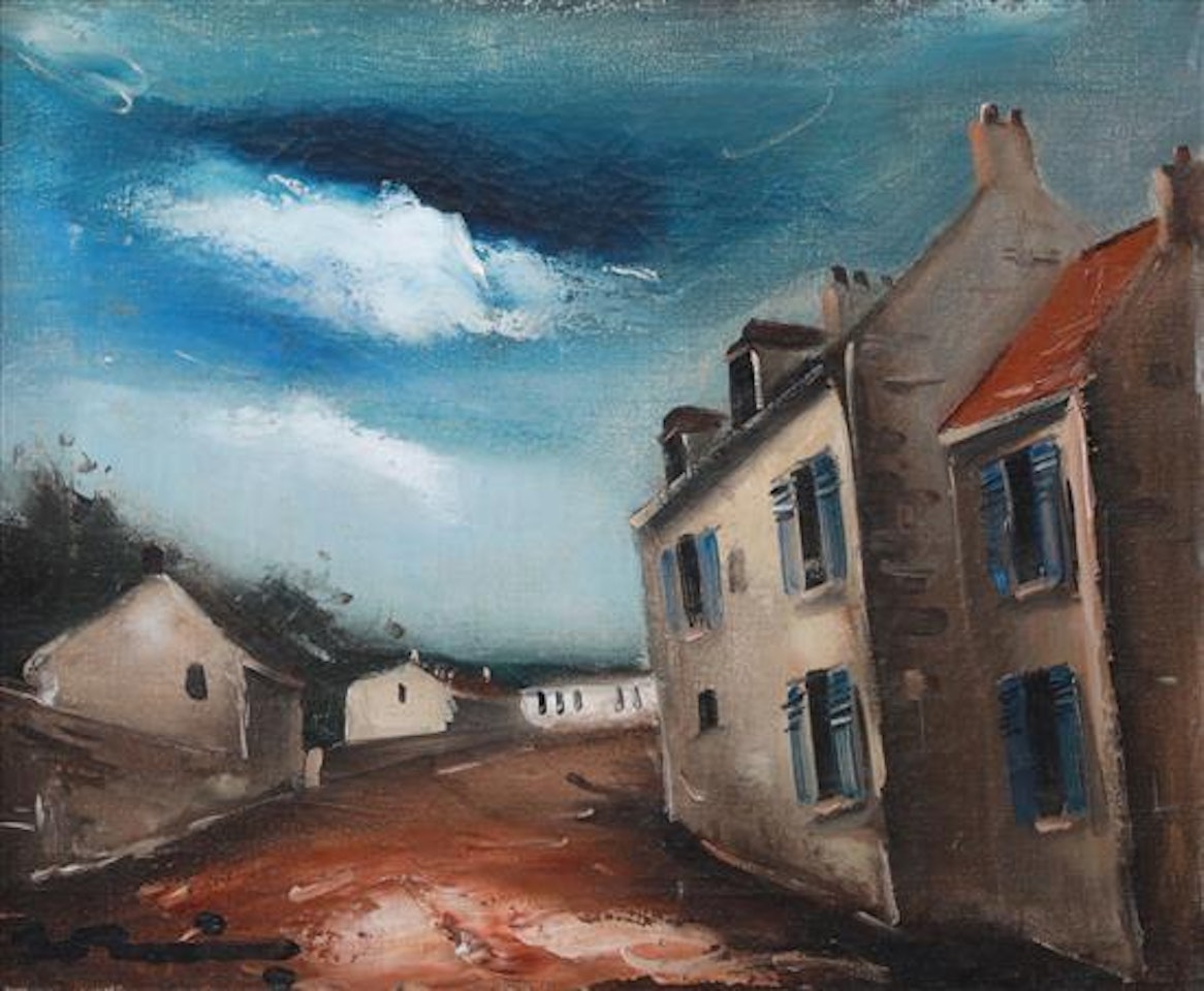 Rue de village by Maurice de Vlaminck