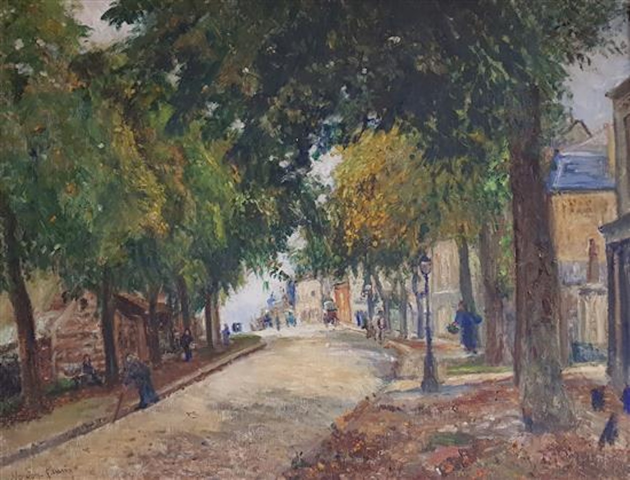 Park view by French School