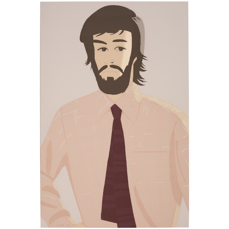 Plaid Shirt 1 by Alex Katz