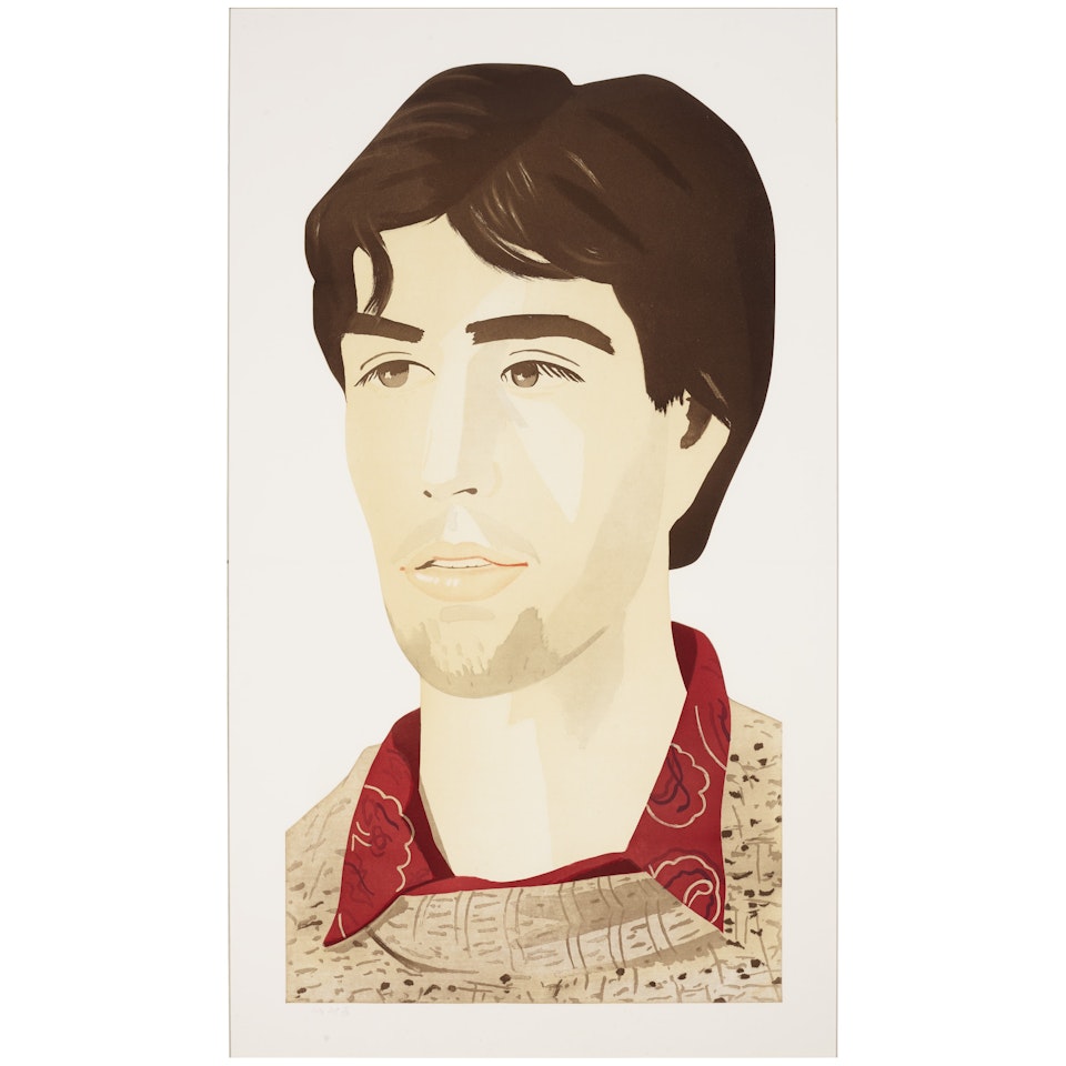 Large Head of Vincent by Alex Katz