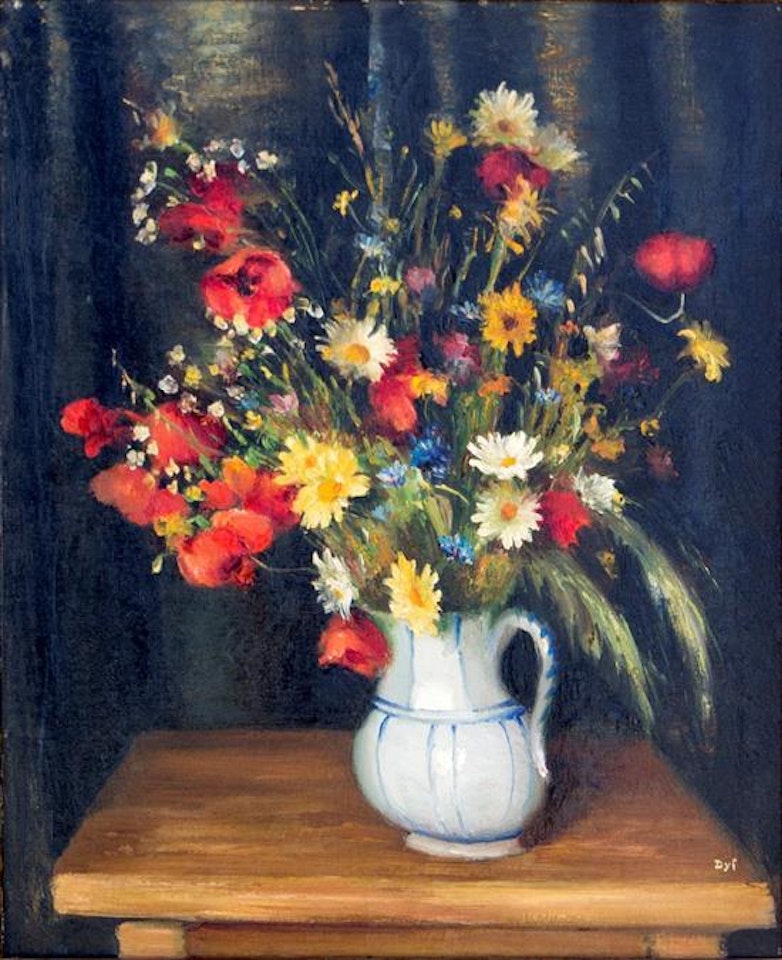 Bouquet with field flowers by Marcel Dyf