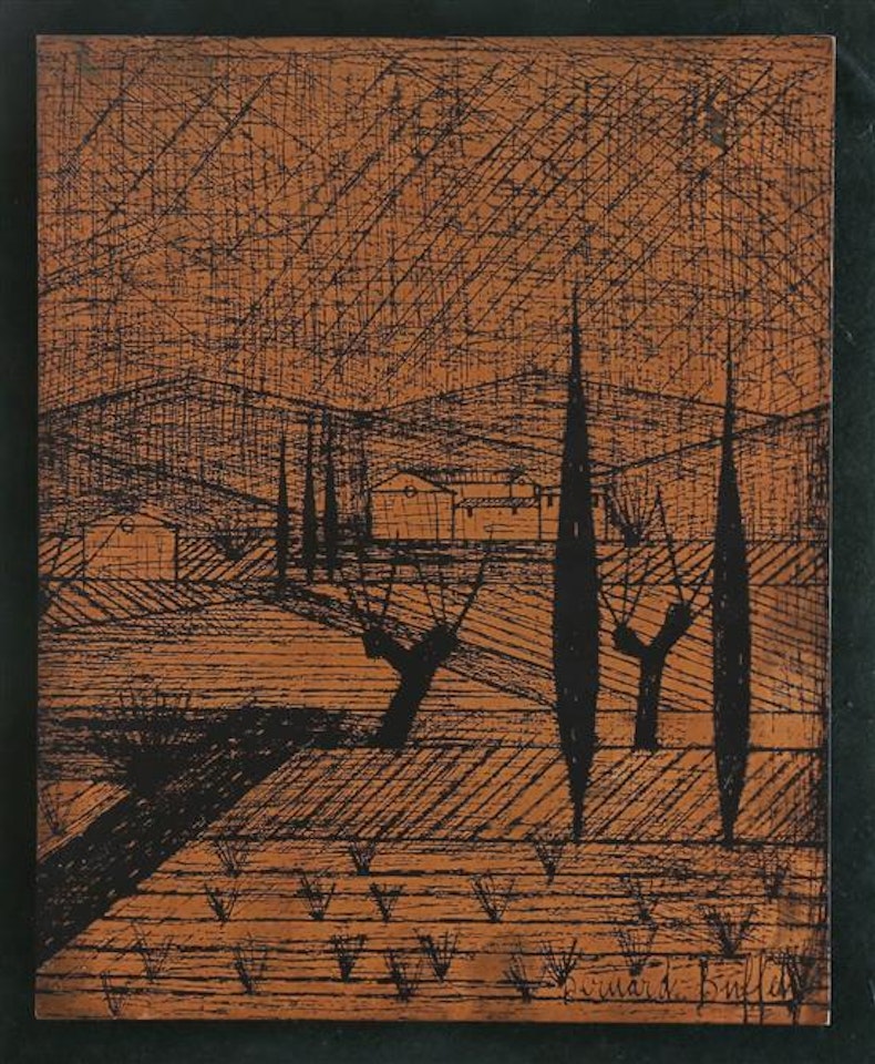 Provence landscape by Bernard Buffet