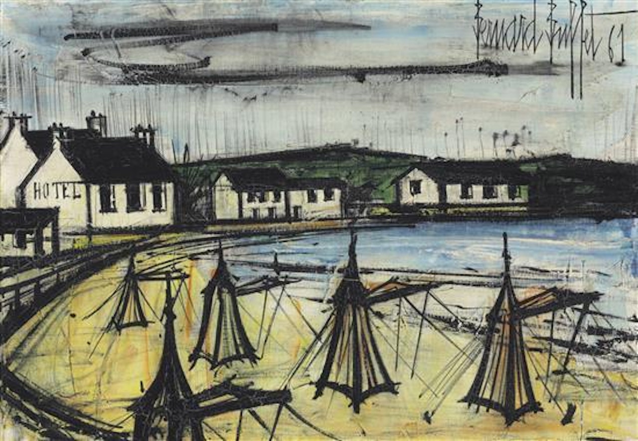 Brittany beach by Bernard Buffet