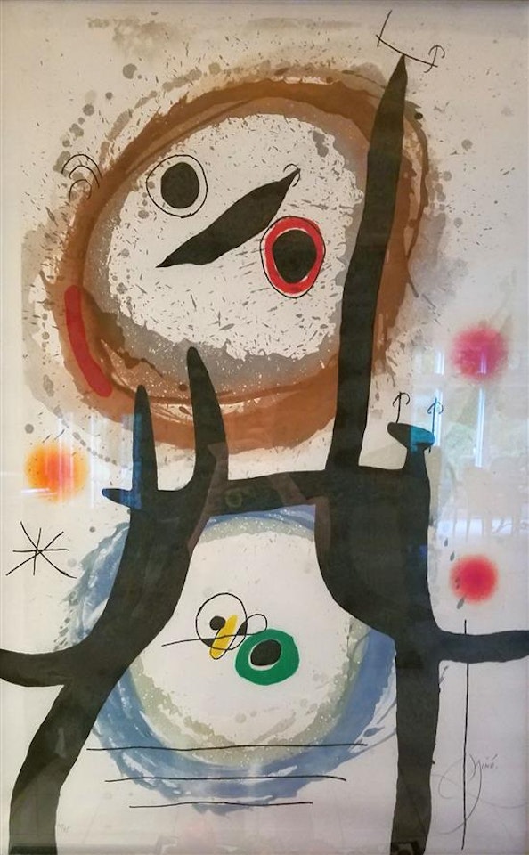La femme angora by Joan Miró