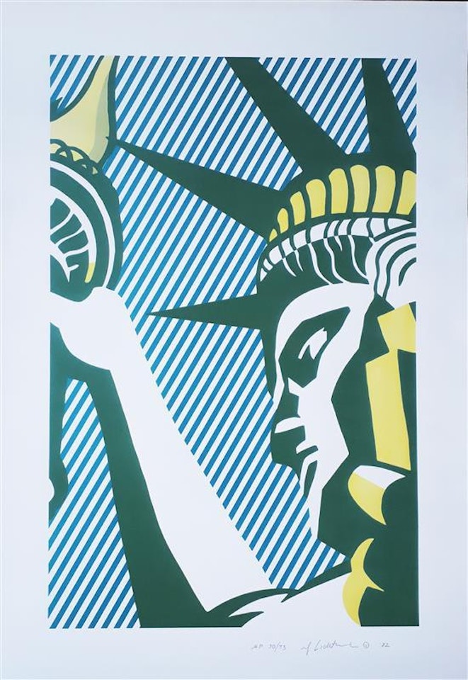 I love Liberty by Roy Lichtenstein