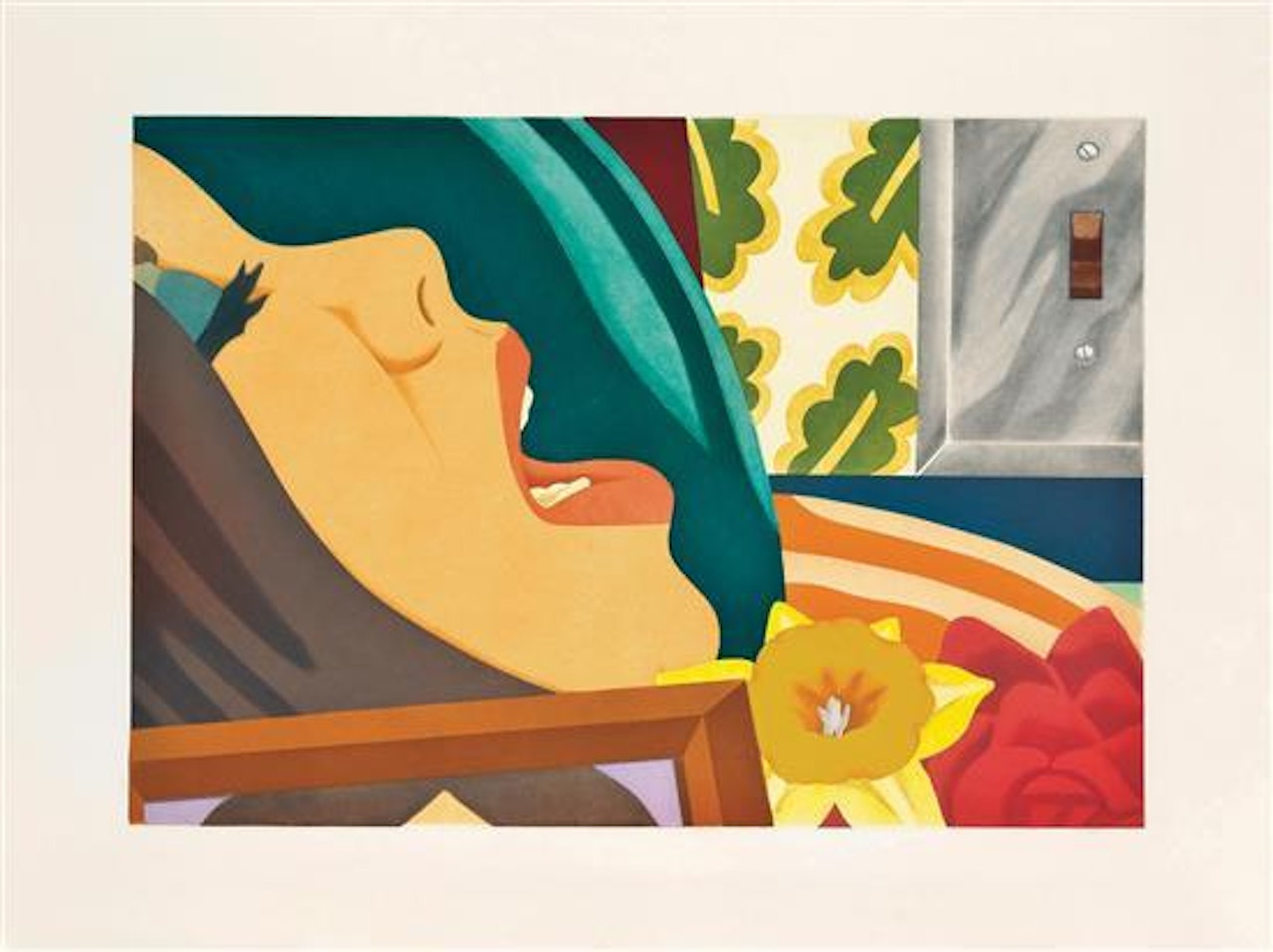 Bedroom face by Tom Wesselmann