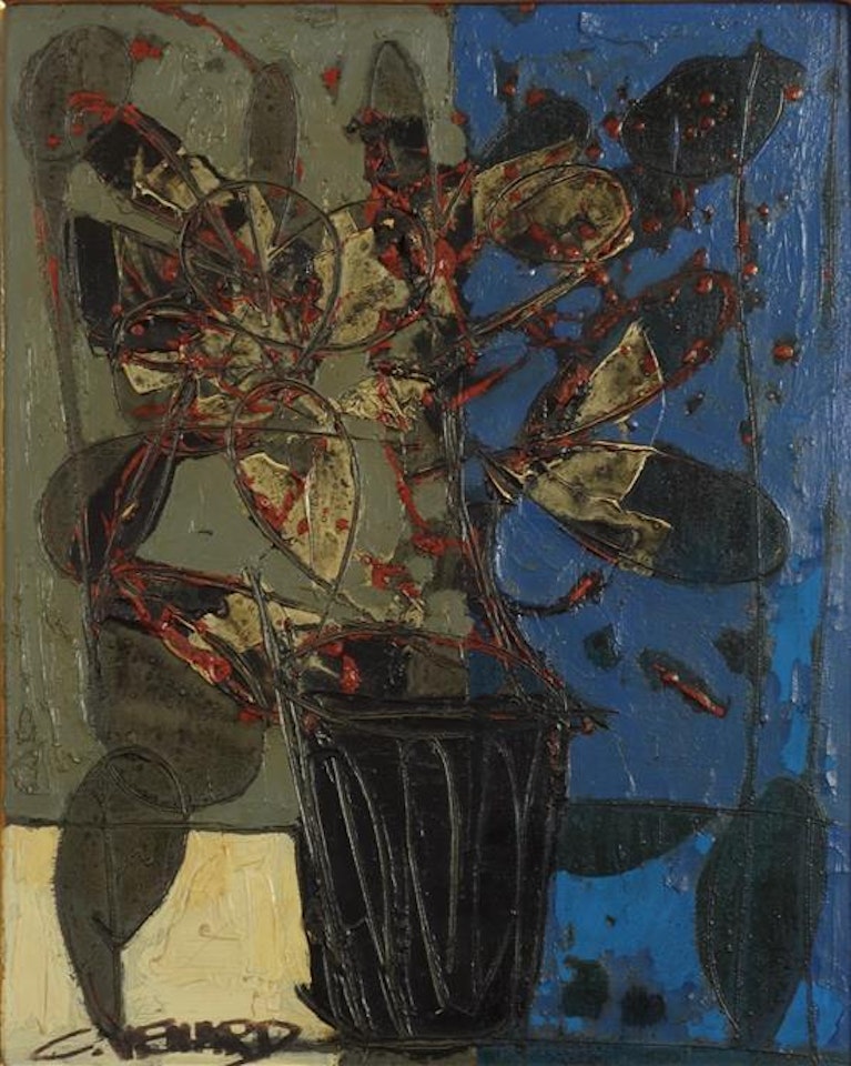 Flowers in the vase by Claude Venard