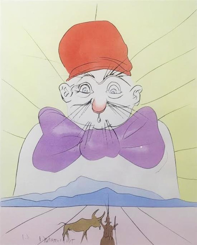 Kosanaga chojo (The princess and the herd boy) from Japanese Fairy Tales by Salvador Dali