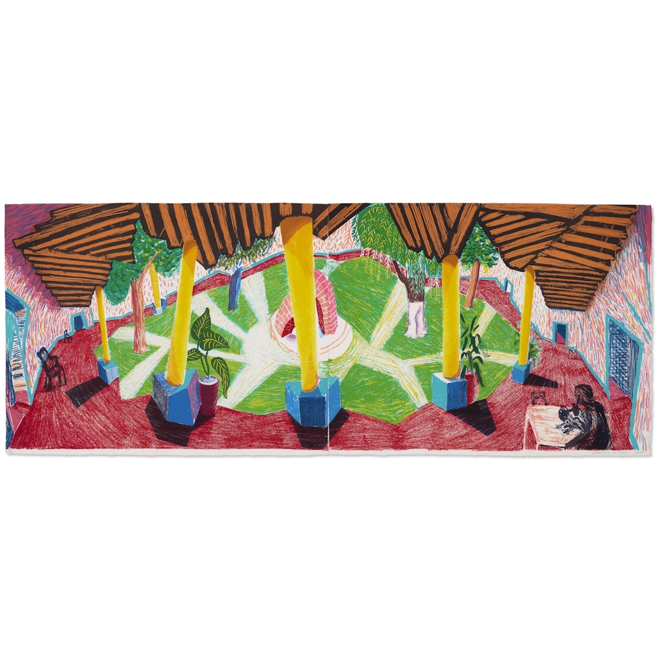 Hotel Acatlan: Two Weeks Later, from Moving Focus by David Hockney