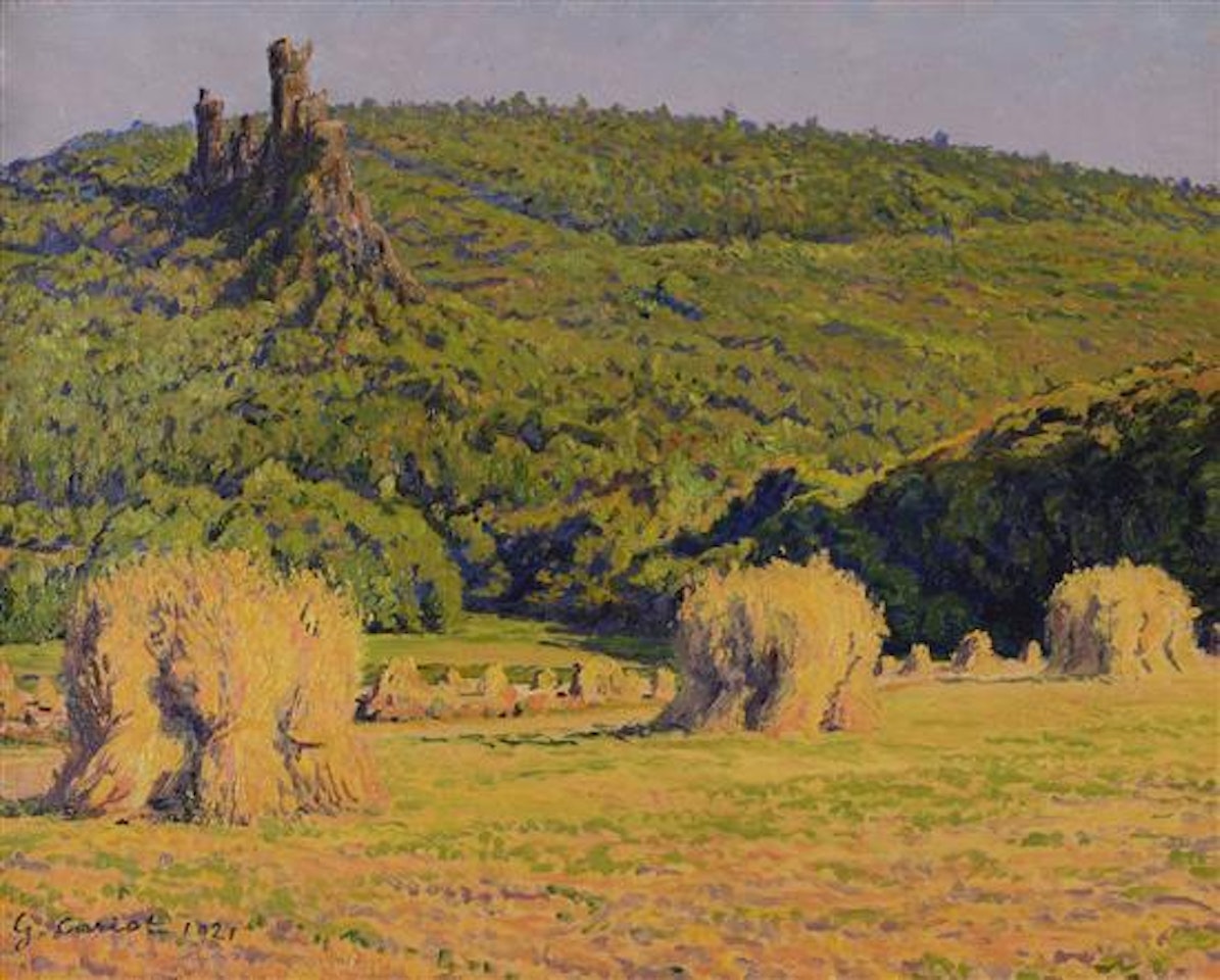 Haystacks by Gustave Cariot