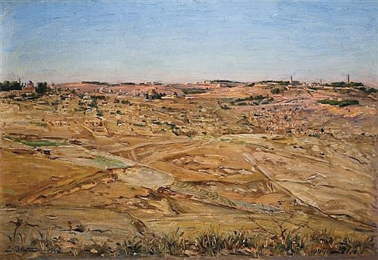 View of Jerusalem by Ludwig Blum