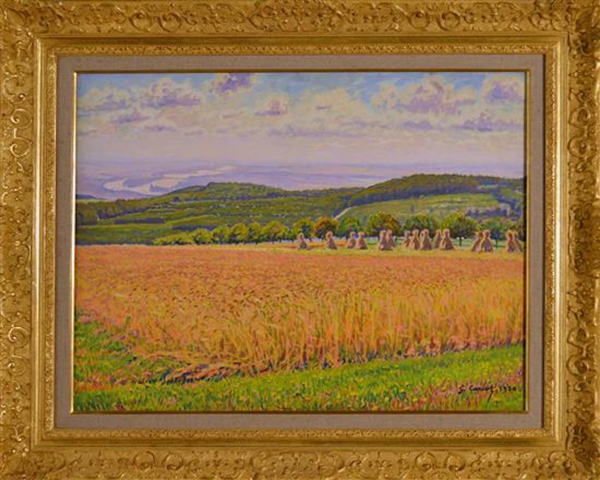 Champ de blé avant la moisson by Gustave Cariot