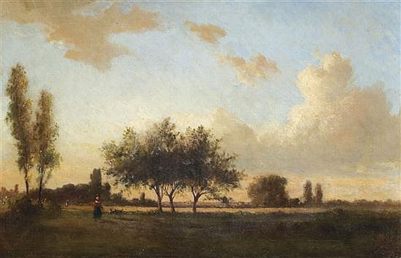Paysage aux environs de Paris by Camille Pissarro