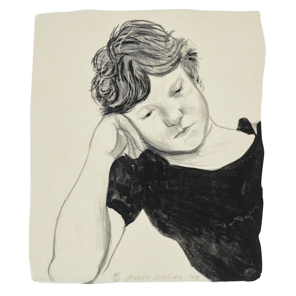 Byron on Hand by David Hockney