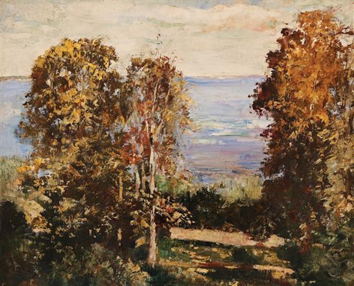 Schweriner see by Lesser Ury