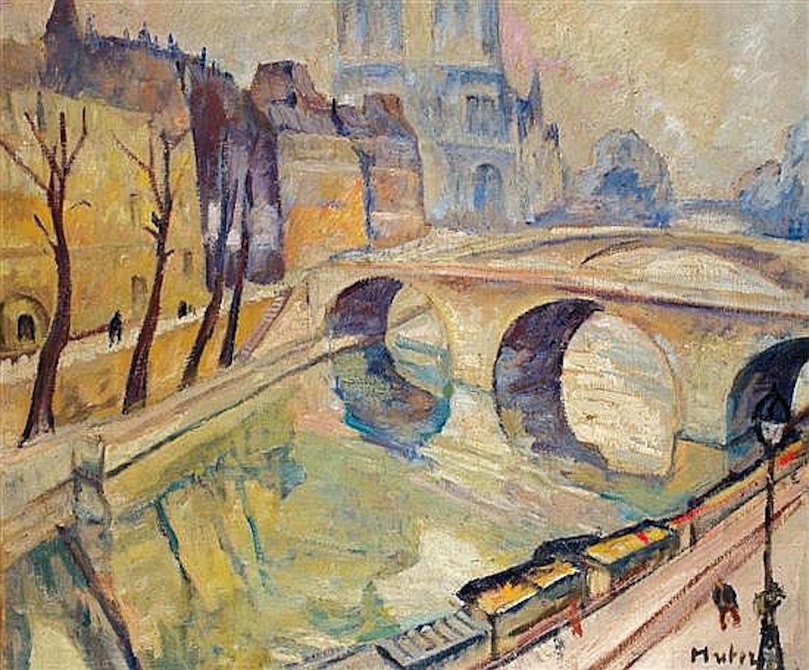 Le Pont St. Michel, Paris, by Mela Muter