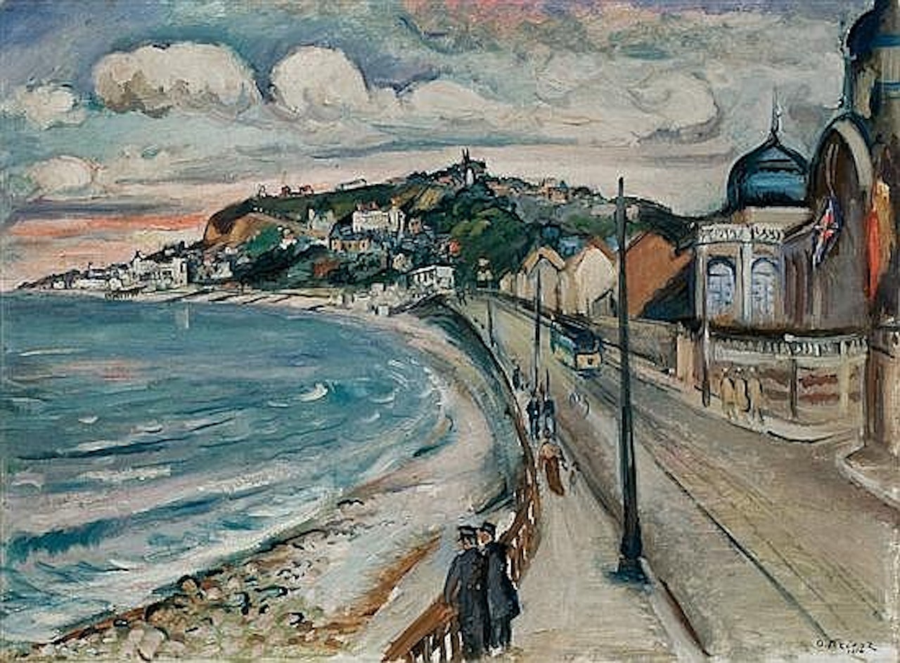 Bord de mer, la promenade a Sainte Adresse by Othon Friesz