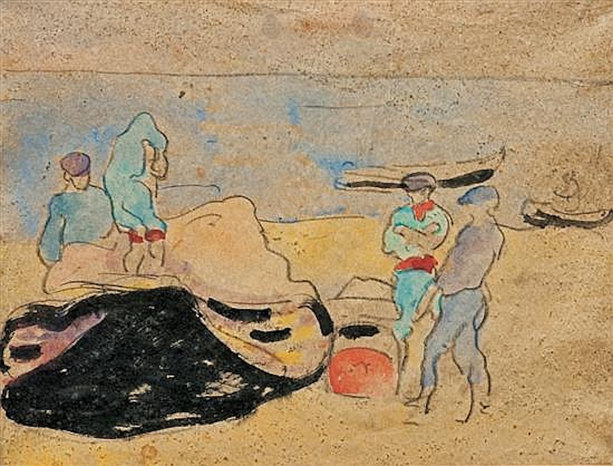 Fishermen by Louis Valtat