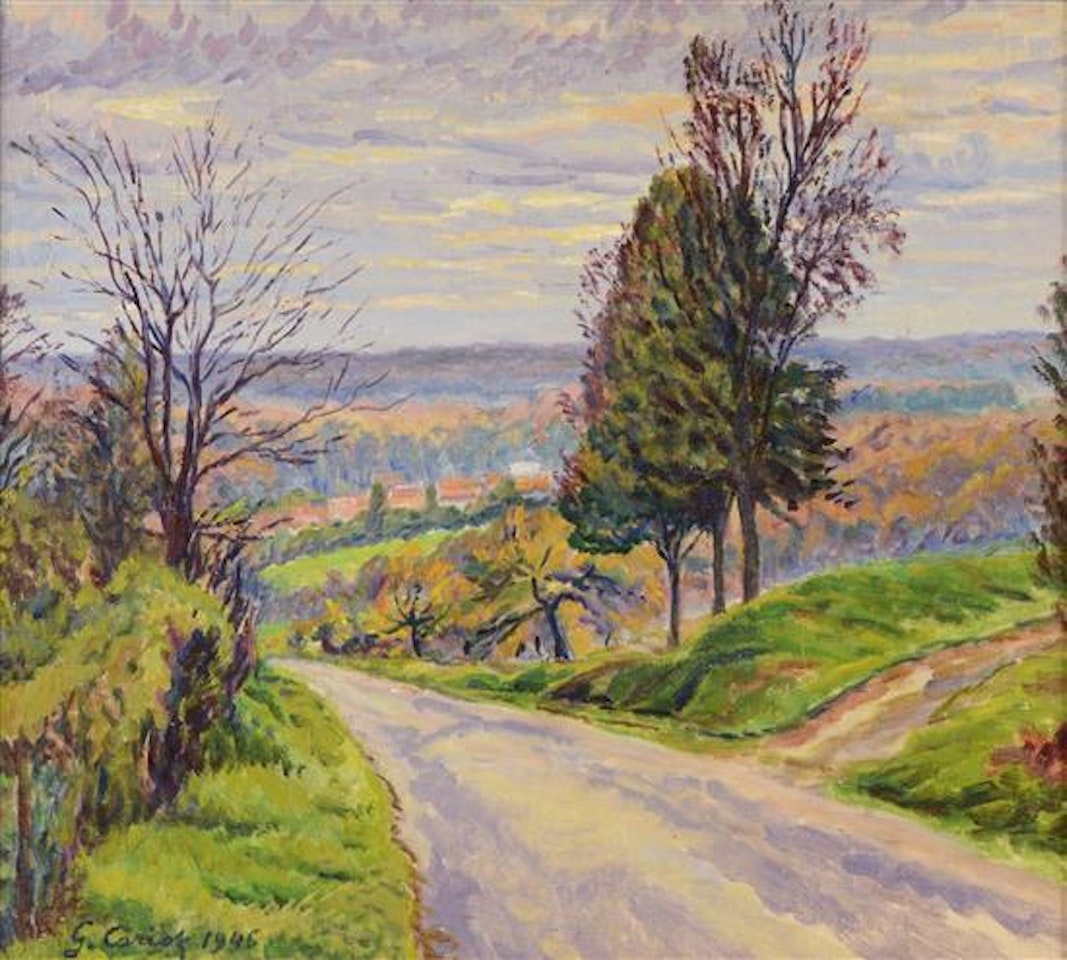 Country road by Gustave Cariot